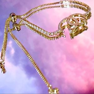 Double C adjustable bracelet